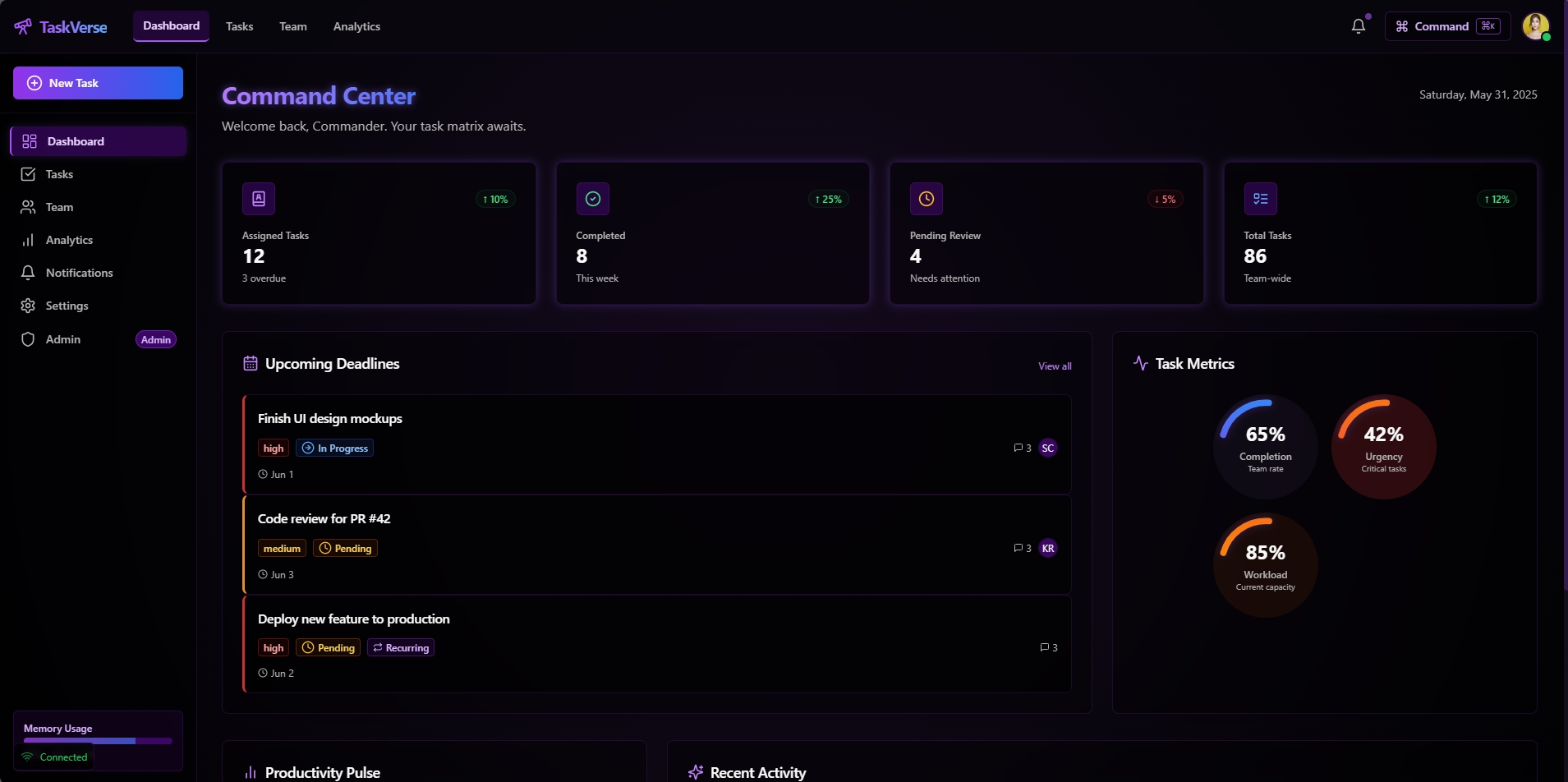 Taskverse Login My Projects